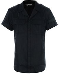 Neil Barrett - Short Sleeve Cotton Shirt - Lyst
