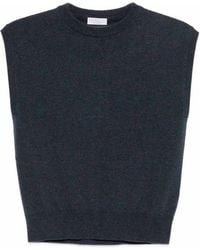Brunello Cucinelli - Cashmere Knitted Vest - Lyst