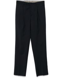 Etro - Wool Trousers With Pleats - Lyst