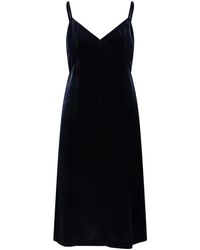 Aspesi - Velvet Slip Dress - Lyst