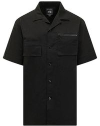 Y-3 - Multi-Pocket Short-Sleeved Shirt - Lyst