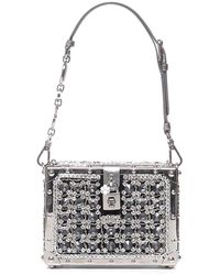 Dolce & Gabbana - Box Bag In Jacquard Fabric - Lyst