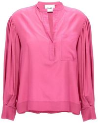 Nude - Silk Bloshirt - Lyst