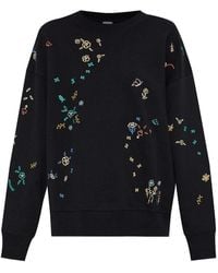 Paul Smith - Embroidered Cotton Sweatshirt - Lyst