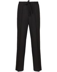 Valentino Garavani - Straight-Leg Drawstring Trousers - Lyst
