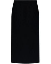 Givenchy - Midi Skirt With Zip - Lyst