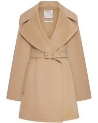 Sportmax - Short Wool Coat - Lyst