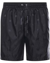 Dolce & Gabbana - Swim Shorts With Logo - Lyst