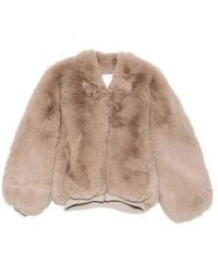 Frankie Shop - Senna Faux Fur Jacket - Lyst