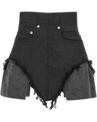 Rick Owens - Shorts With Frayed Edges - Lyst