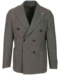 Guarinucci - Unlined Double-Breasted Blazer - Lyst