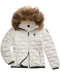 Blauer - Aldie Waves Padded Feather - Lyst