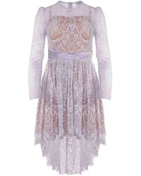 Self-Portrait - Dress Made Of Cotoon Blend - Lyst