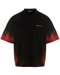 DSquared² - Crew Neck T-Shirt - Lyst
