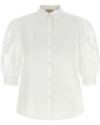 Valentino Garavani - Macram Insert Shirt - Lyst