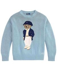 Polo Ralph Lauren - Polo Bear Oversize Cotton Jumper - Lyst