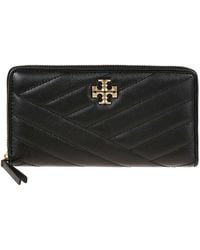 Tory Burch - Portafoglio Continental Kira Chevron Zip - Lyst