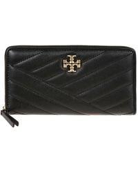 Tory Burch - Kira Chevron Zip Continental Wallet - Lyst