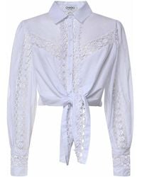 Charo Ruiz - Devi Cropped Shirt - Lyst