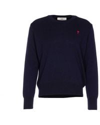 Ami Paris - Rundhalspullover - Lyst