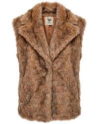 Aniye By - Raya Vest Faux Fur - Lyst