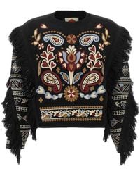 FARM Rio - Embroidery Sweater - Lyst