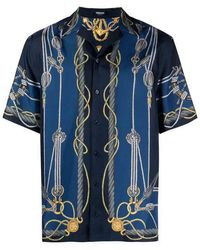 Versace - Nautical Print Shirt - Lyst