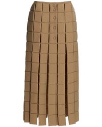 A.W.A.K.E. MODE - Cut-out Padded Skirt - Lyst