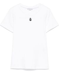 McQueen - T-Shirt With Embroidery - Lyst