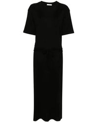 Lemaire - Belted Rib T-shirt Dress - Lyst