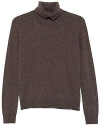 Vanisé - Sandrine Cacao Cashmere Turtleneck Sweater - Lyst