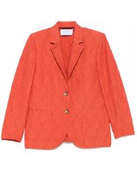 Harris Wharf London - Cotton Blend Blazer Jacket - Lyst