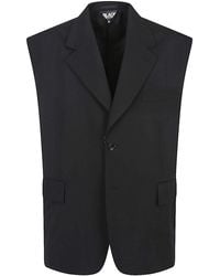 Comme des Garçons - Wool Sleeveless Jacket - Lyst