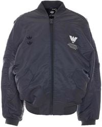 adidas Originals - Down Jacket With Frontal Zip Closure - Lyst