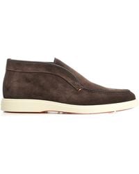 Santoni - Desert Suede Ankle Boot - Lyst