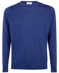 John Smedley - Rowland Crewneck Long Sleeves Pullover - Lyst