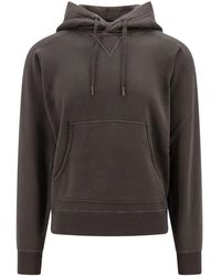 Tom Ford - Cotton Sweatshirt With Logoed Label - Lyst