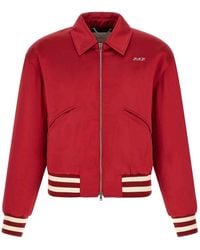 Second/Layer - Aces Satin Club' Bomber Jacket - Lyst
