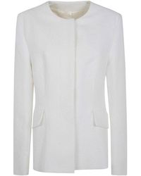 TOTEME - Jacquard Cotton Jacket - Lyst