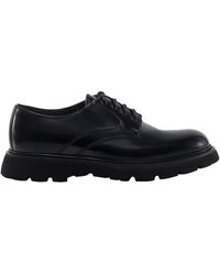 Doucal's - Patent Leather Lace-up Shoe - Lyst