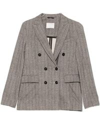 Circolo 1901 - Cotton Double-Breasted Jacket - Lyst