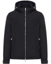 Moorer - Technical Fabric Jacket With Hood - Lyst