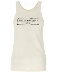 Maison Margiela - Viscose Cotton Tops - Lyst