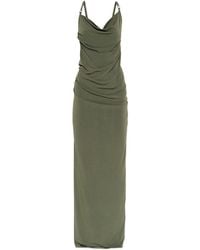Coperni - Draped Maxi Dress With Ring Detail - Lyst