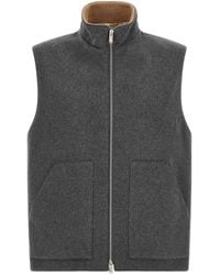 Lardini - Wool Vest - Lyst