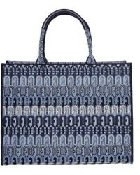 Furla - Opportunity L Tote Bag In Jacquard Fabric - Lyst