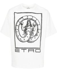 Etro - T-shirt With Print - Lyst