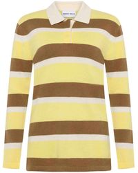 EMERSON RENALDI - Polo-Neck Striped Sweater - Lyst