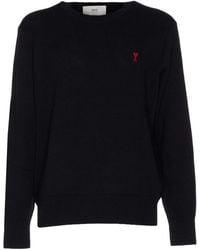 Ami Paris - Suéter Cuello Redondo - Lyst