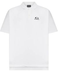 Balenciaga - Cotton Pique Polo Shirt With Sport Icon Logo - Lyst